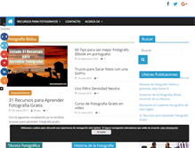 Tablet Screenshot of conocelafotografia.com